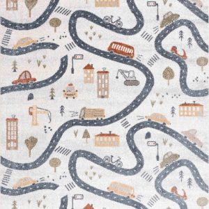 Mave Roads Washable Rug for Kids