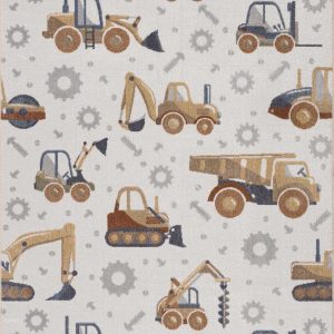 Construction Washable Kids Area Rug