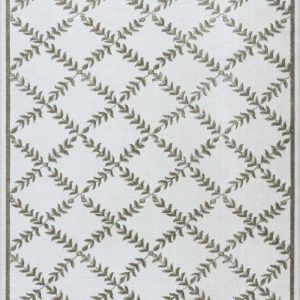 Donier Beige Geometric Washable Area Rug