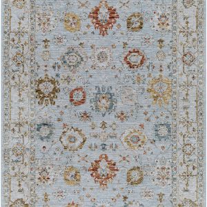 Luklukan Oushak Style Floral Rug
