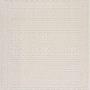 Bahar Cream Washable Area Rug
