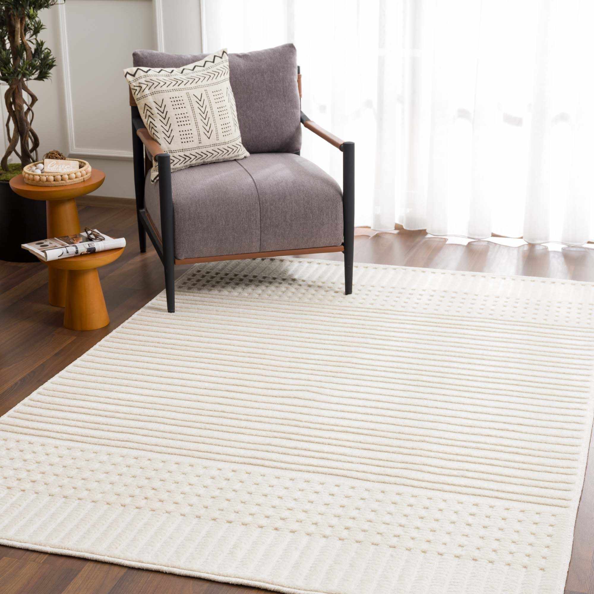 Rhun Washable Area Rug - Image 4