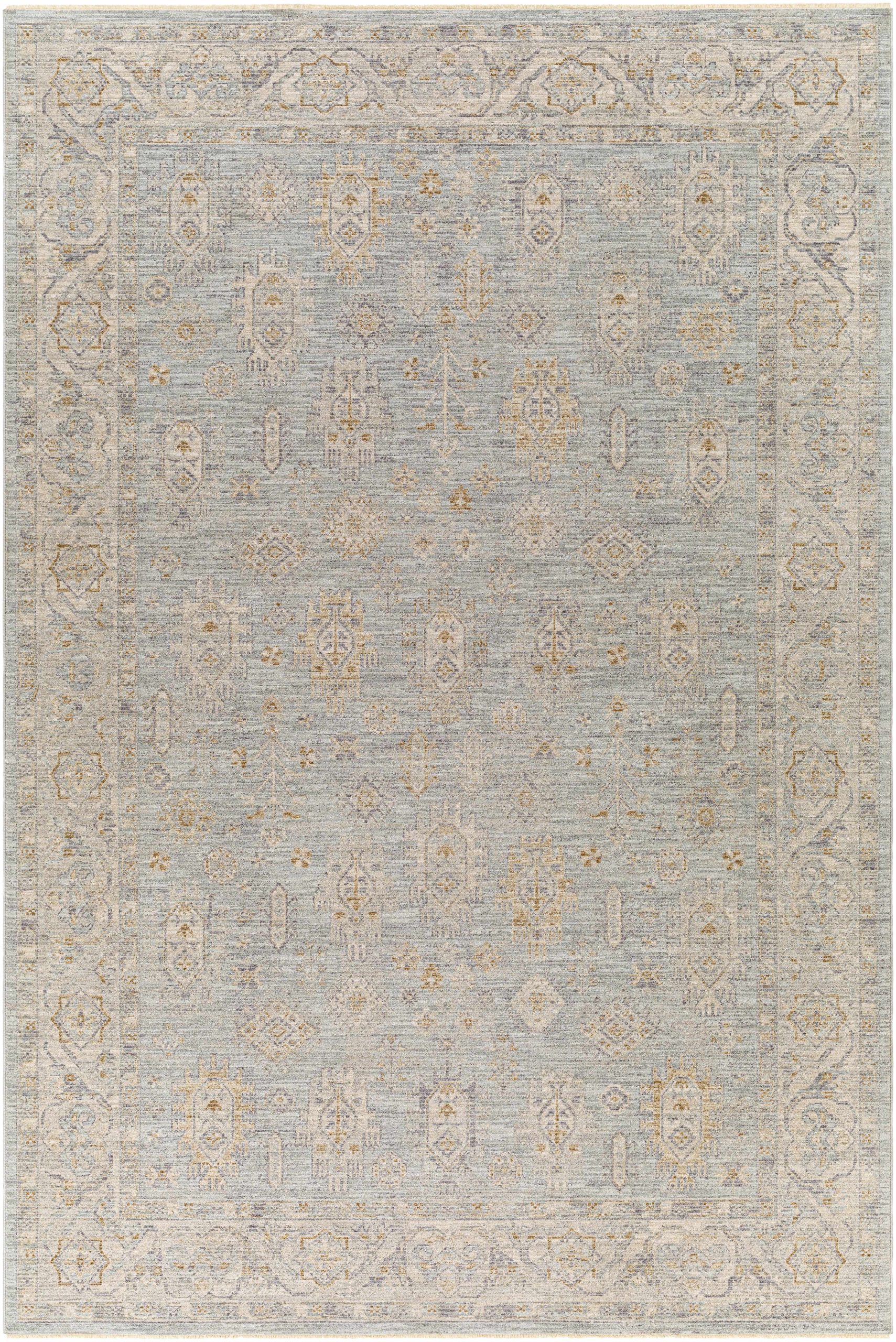 Coby Deep Teal Avant Garde Thick Luxe Area Rug