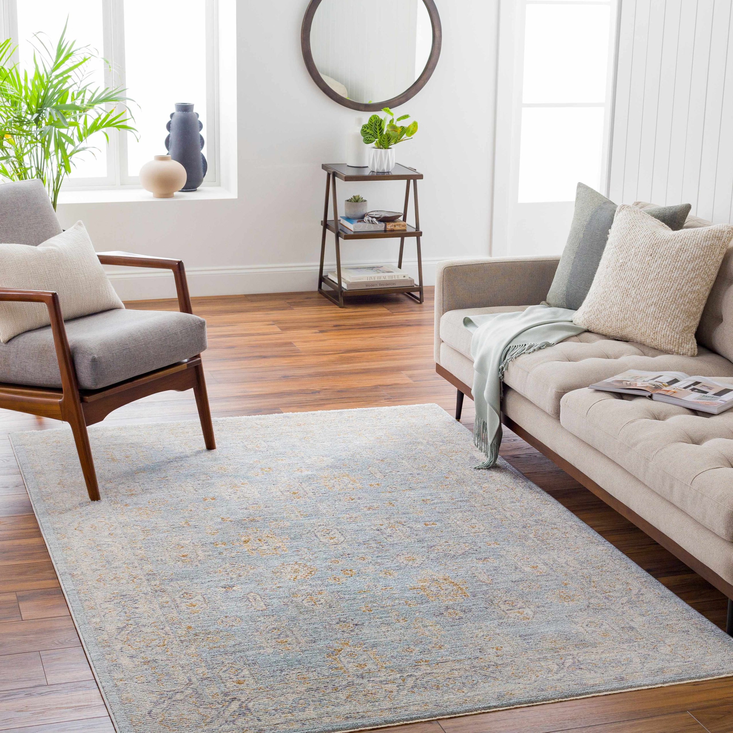 Coby Deep Teal Avant Garde Thick Luxe Area Rug - Image 3