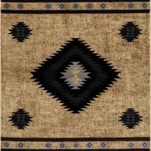 Buckhaven Brown Aztec Carpet
