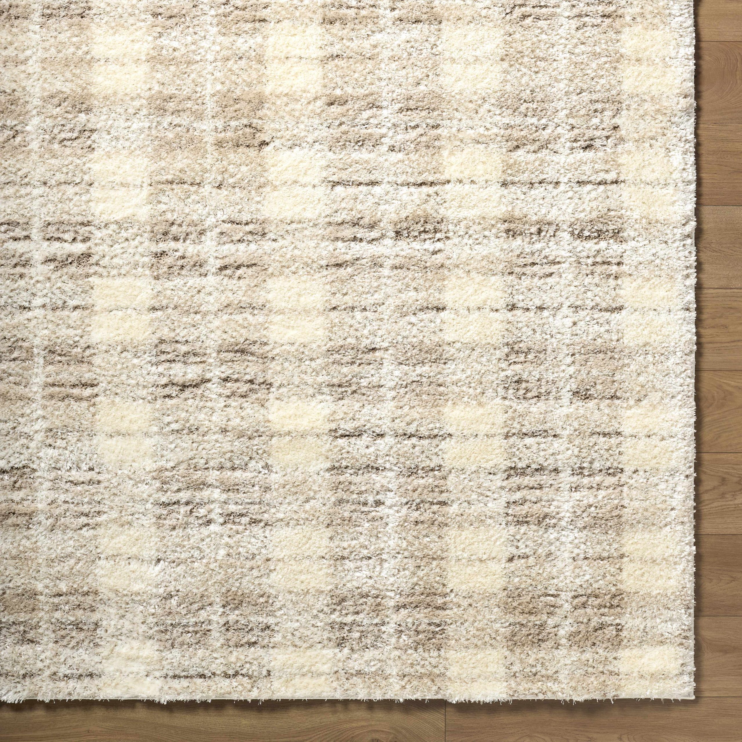 Anfisa Cream Luxe Shag Area Rug - Image 5