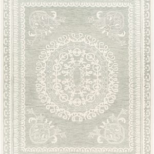 Parson Ivory/Sage Wool Area Rug