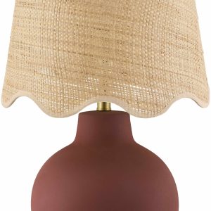 Ranshofen Dark Red Table Lamp