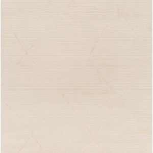 Aldis Cream Plush Textured Washable Rug