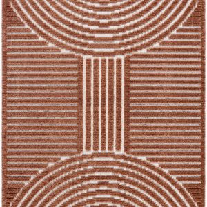 Deron Brown Washable Area Rug