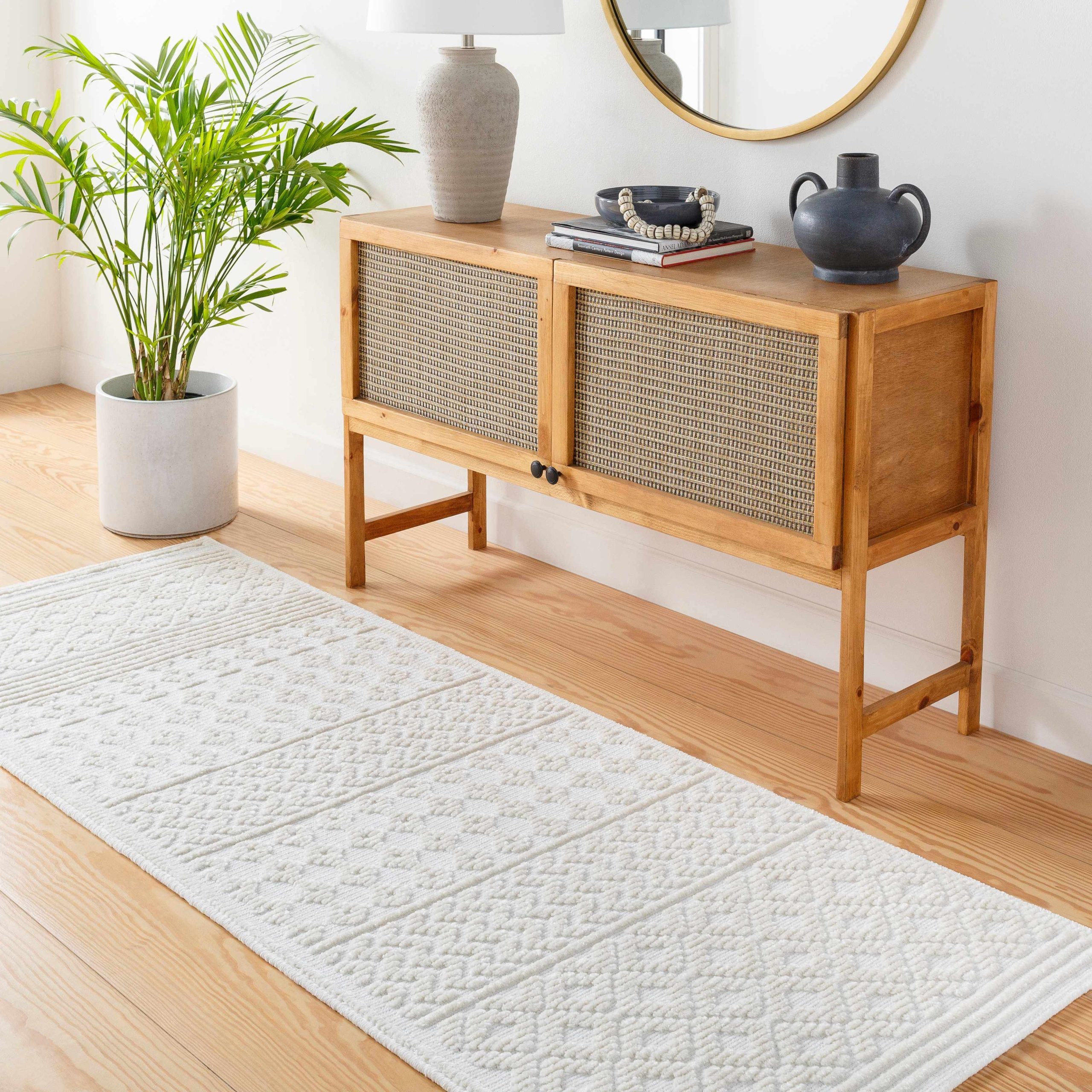 Drago White Washable Area Rug - Image 19