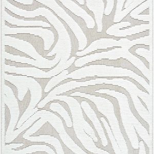 Keto Off-White 3D Washable Area Rug