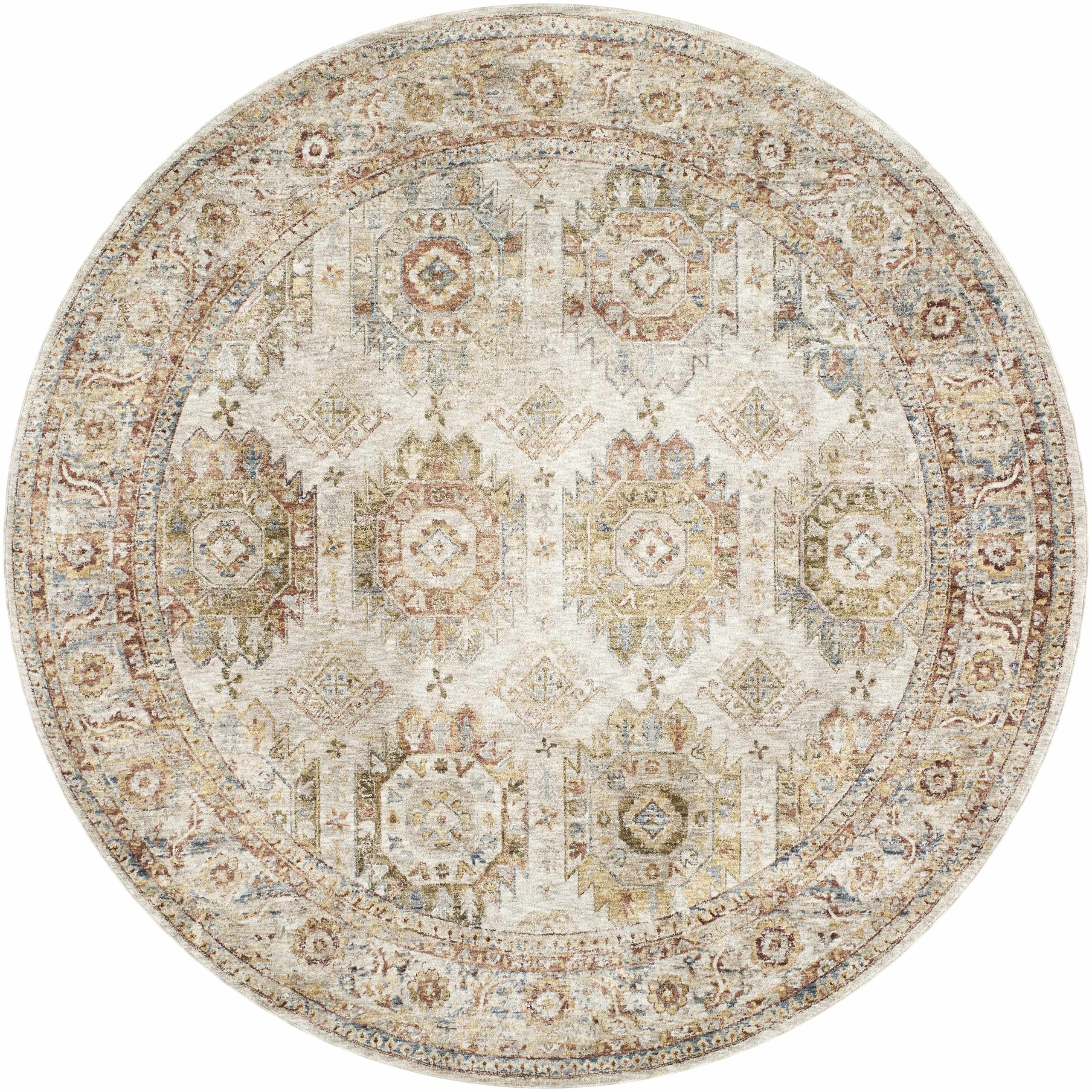 Crescentia Cream Textured Rug with Fringes - Image 9