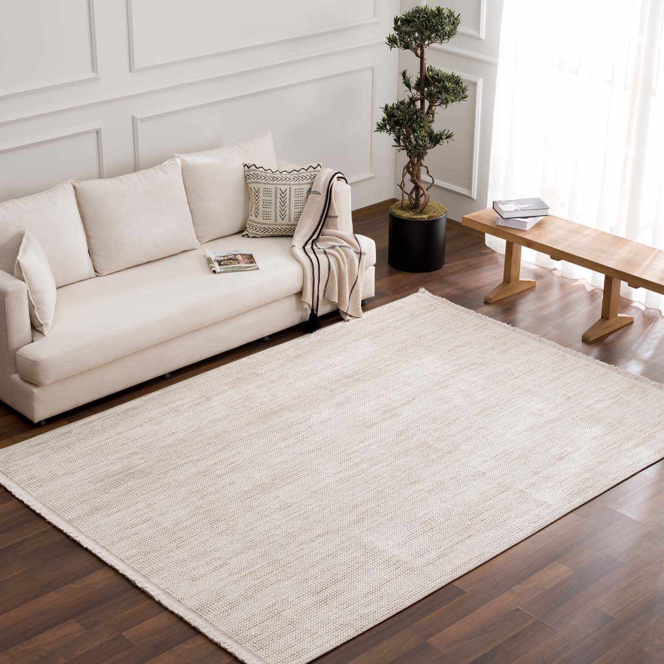 Gowan Beige Area Rug - Image 8