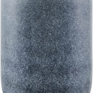 Charvo Charcoal Smooth Cylindrical Modern Minimalist Ceramic Outdoor Garden Stool