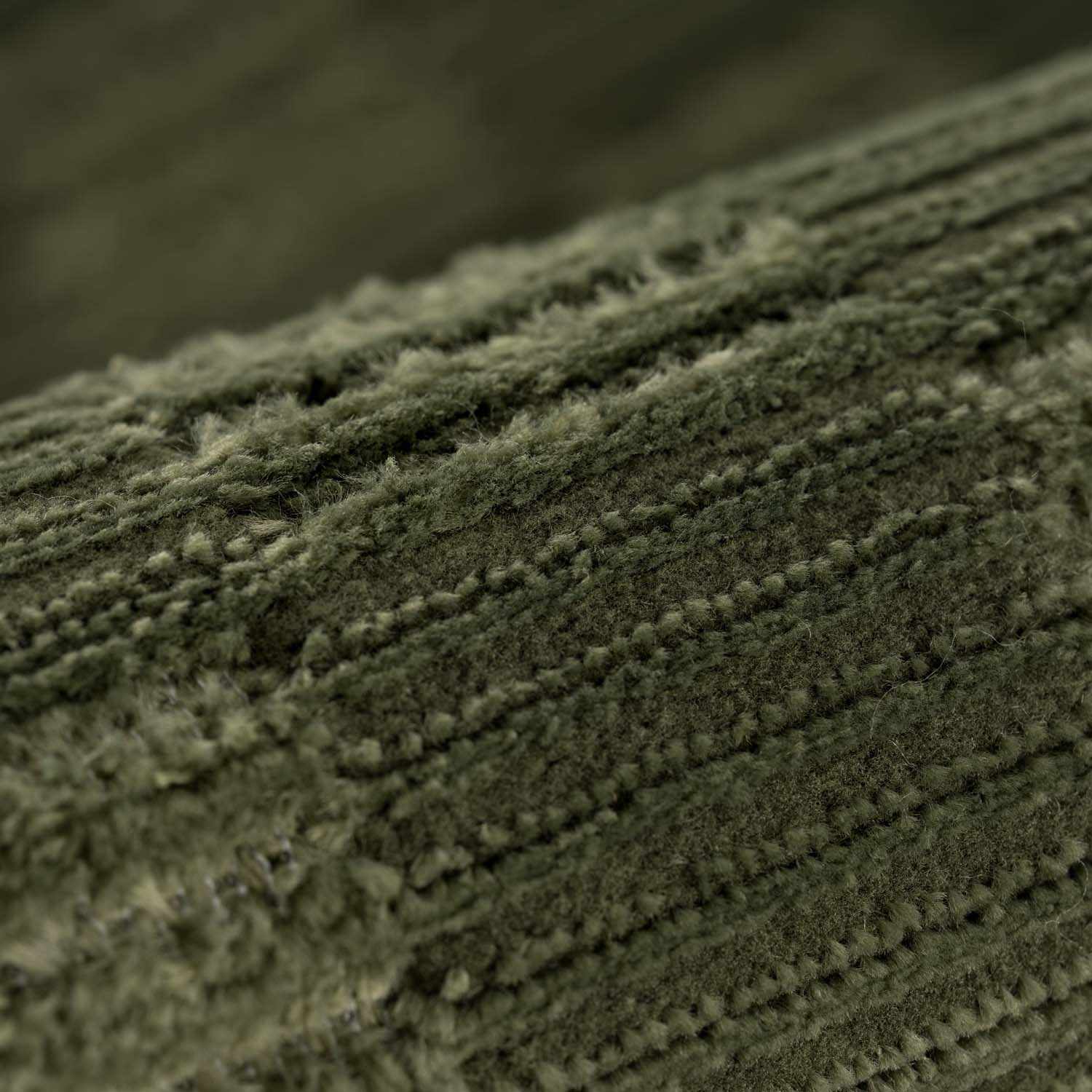 Truls 3D Checkered Washable Rug - Green - Image 13