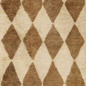 Tivka Diamond Checkered Wool Rug