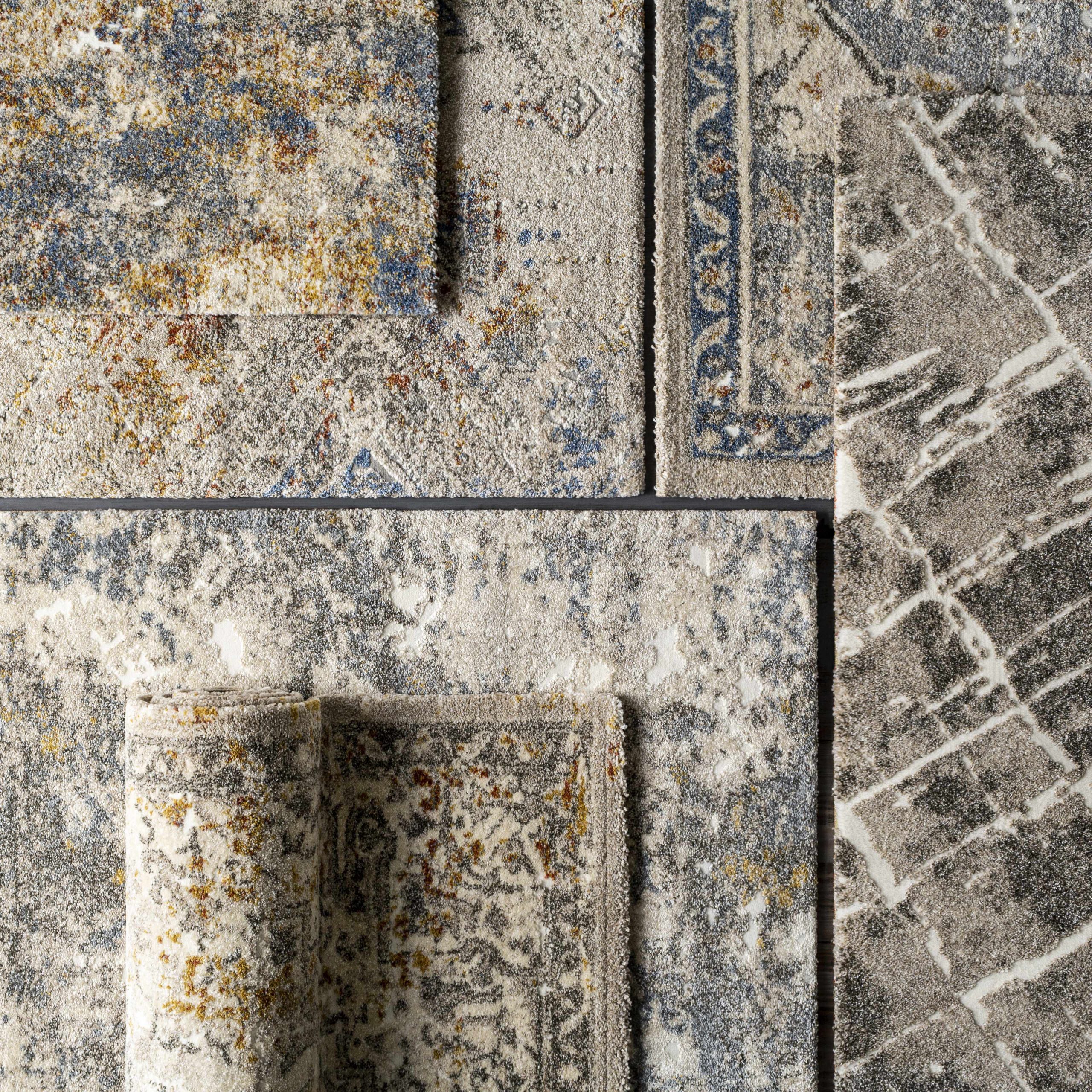 Alabaster Abstract Thick Luxe Rug - Image 5