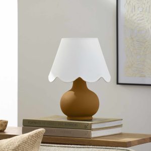 Recio Tan Ceramic Table Lamp