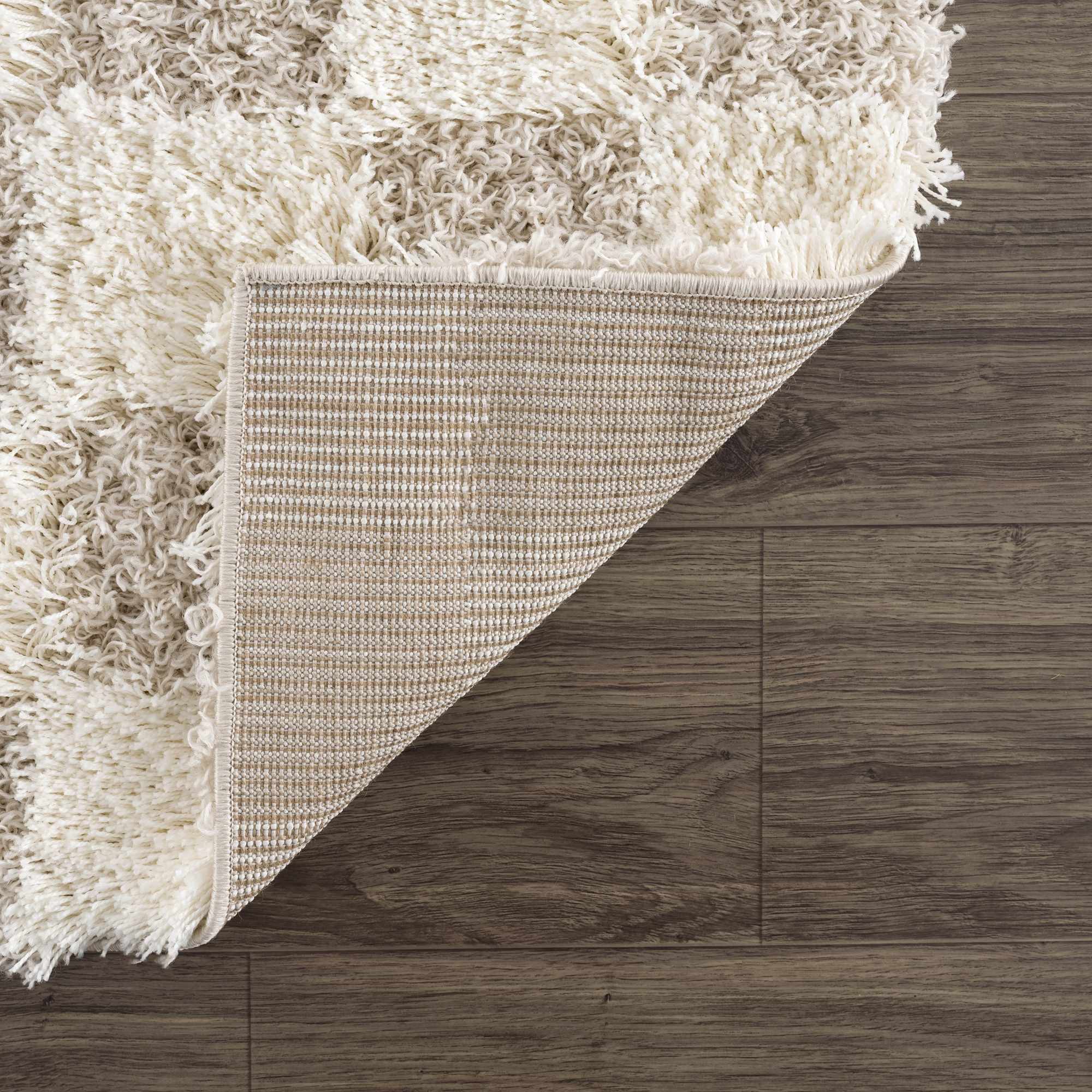 Atira Light Brown Checkered Area Rug - Image 13