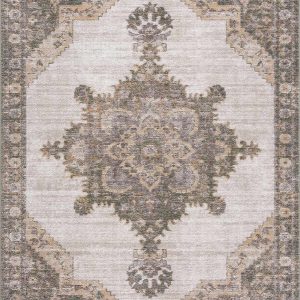 Keeran Ivory Medallion Area Rug