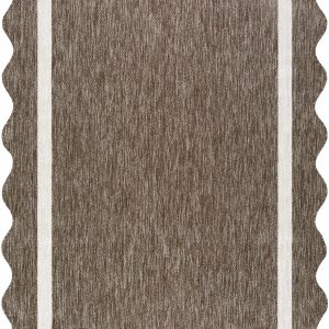 Varro Dark Brown Outdoor Area Rug