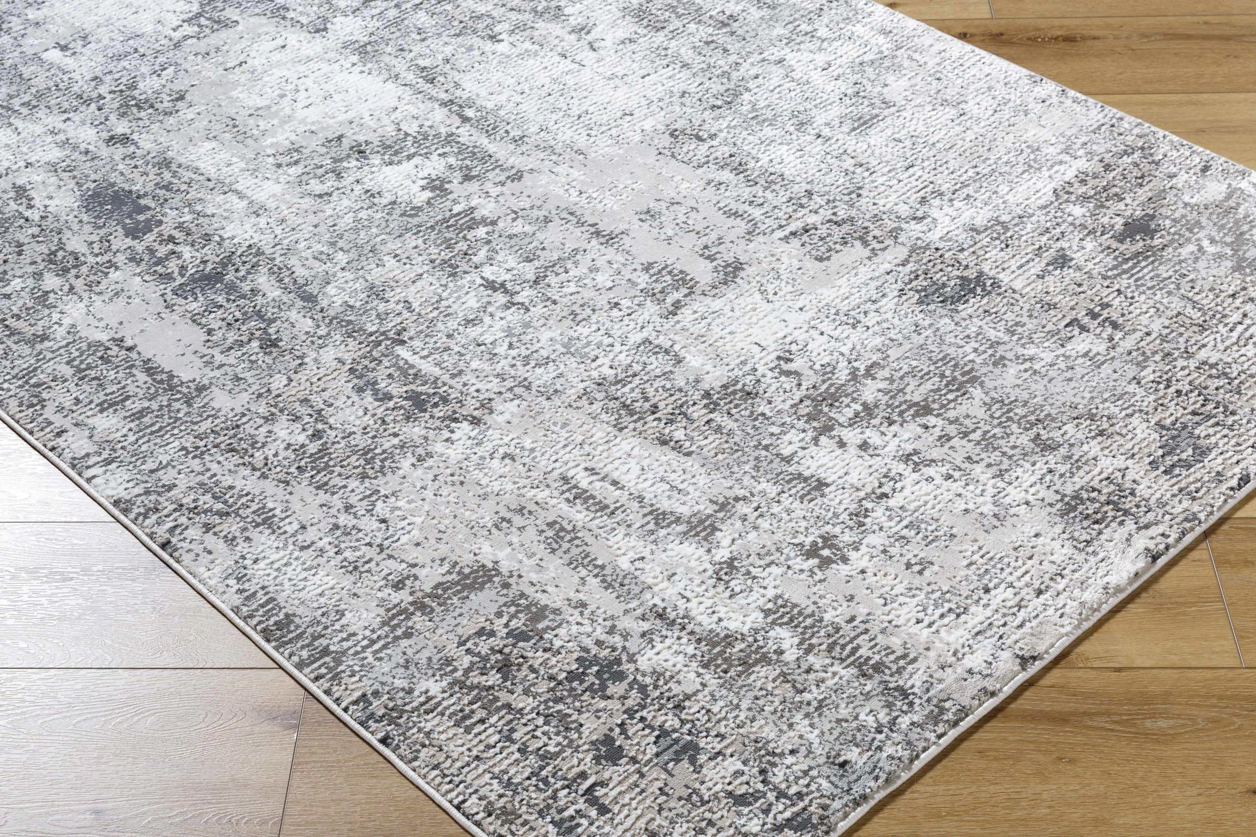Velez 3D Rock Pattern Washable Rug - Image 5