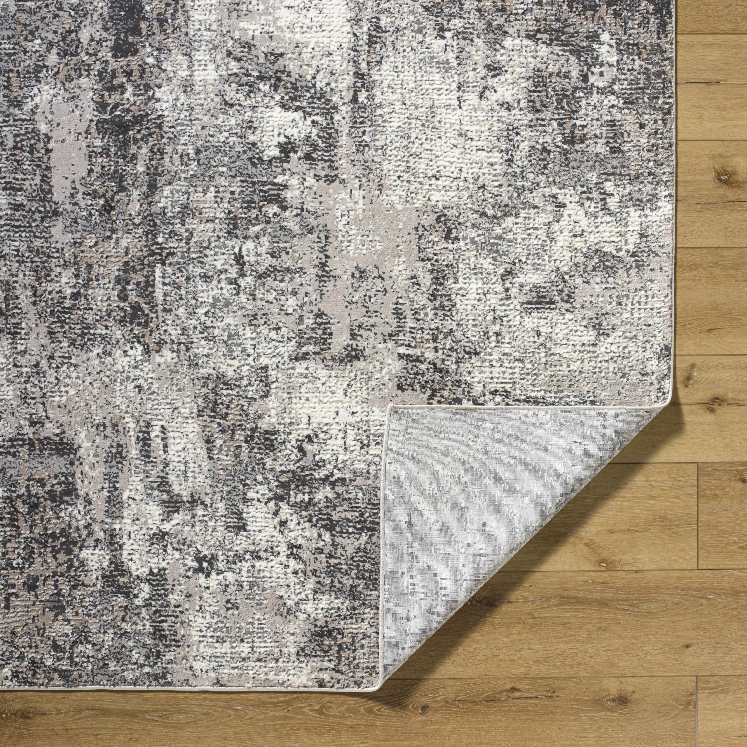 Velez 3D Rock Pattern Washable Rug - Image 7