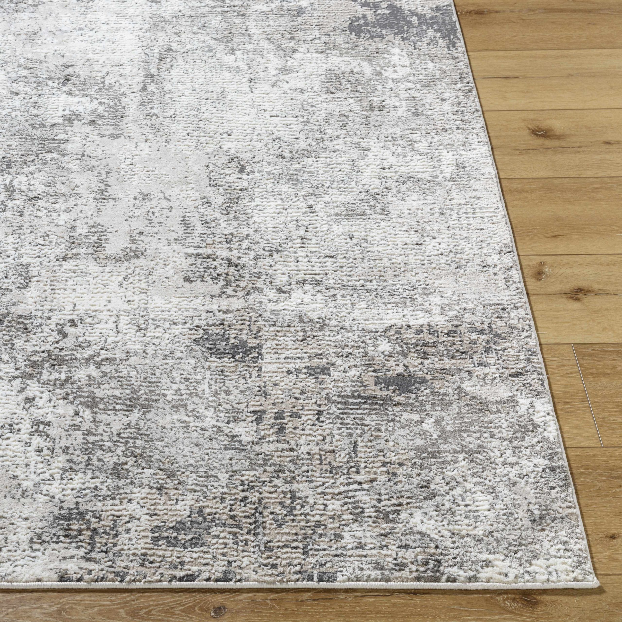 Velez 3D Rock Pattern Washable Rug - Image 6