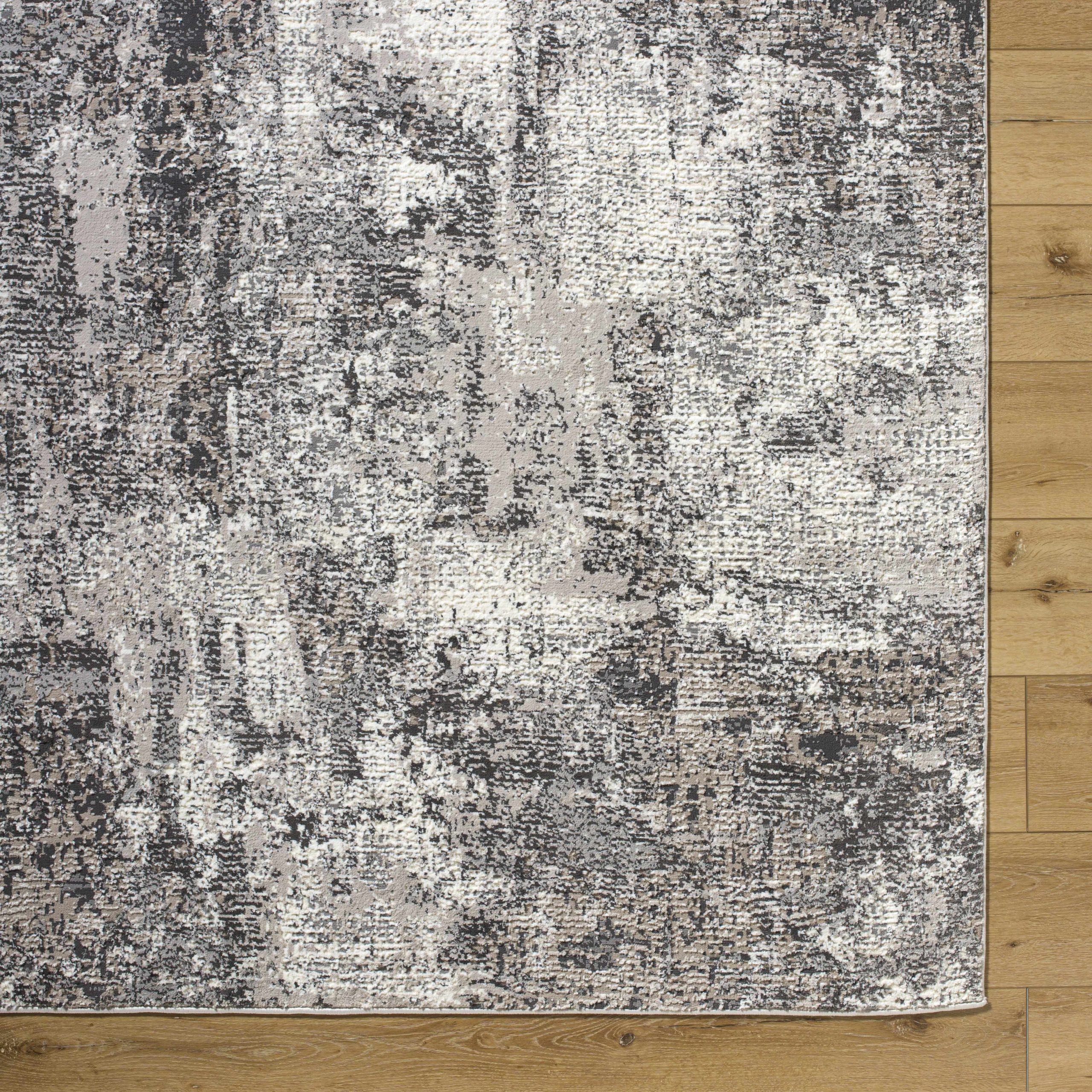 Velez 3D Rock Pattern Washable Rug - Image 4