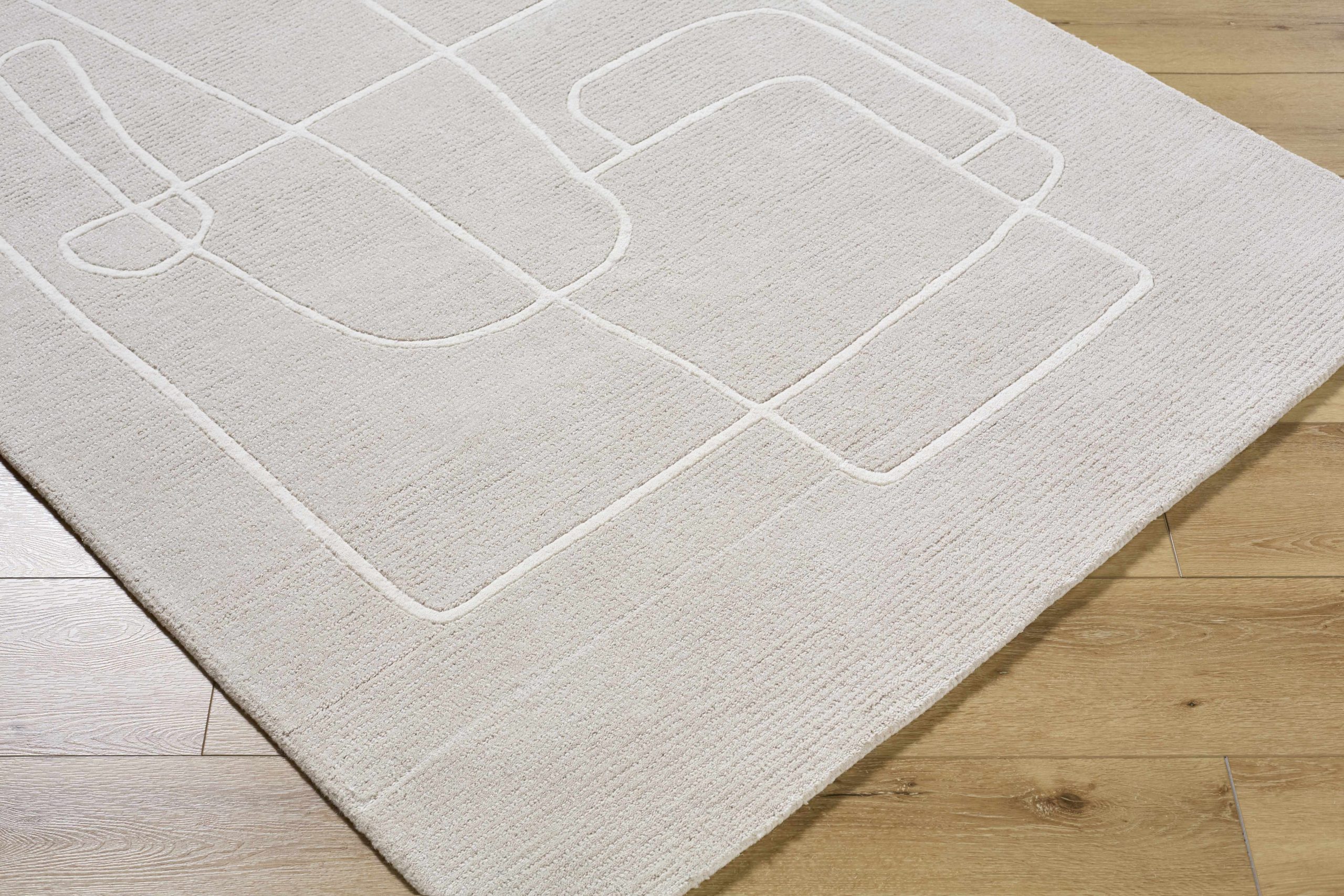 Vatsa Gray Abstract Area Rug - Image 7