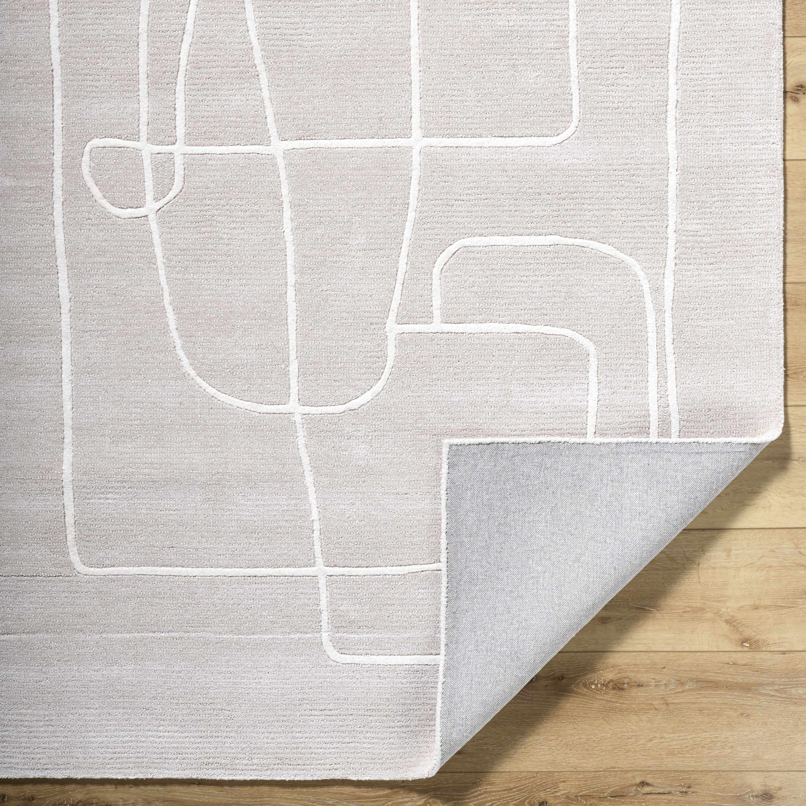 Vatsa Gray Abstract Area Rug - Image 4