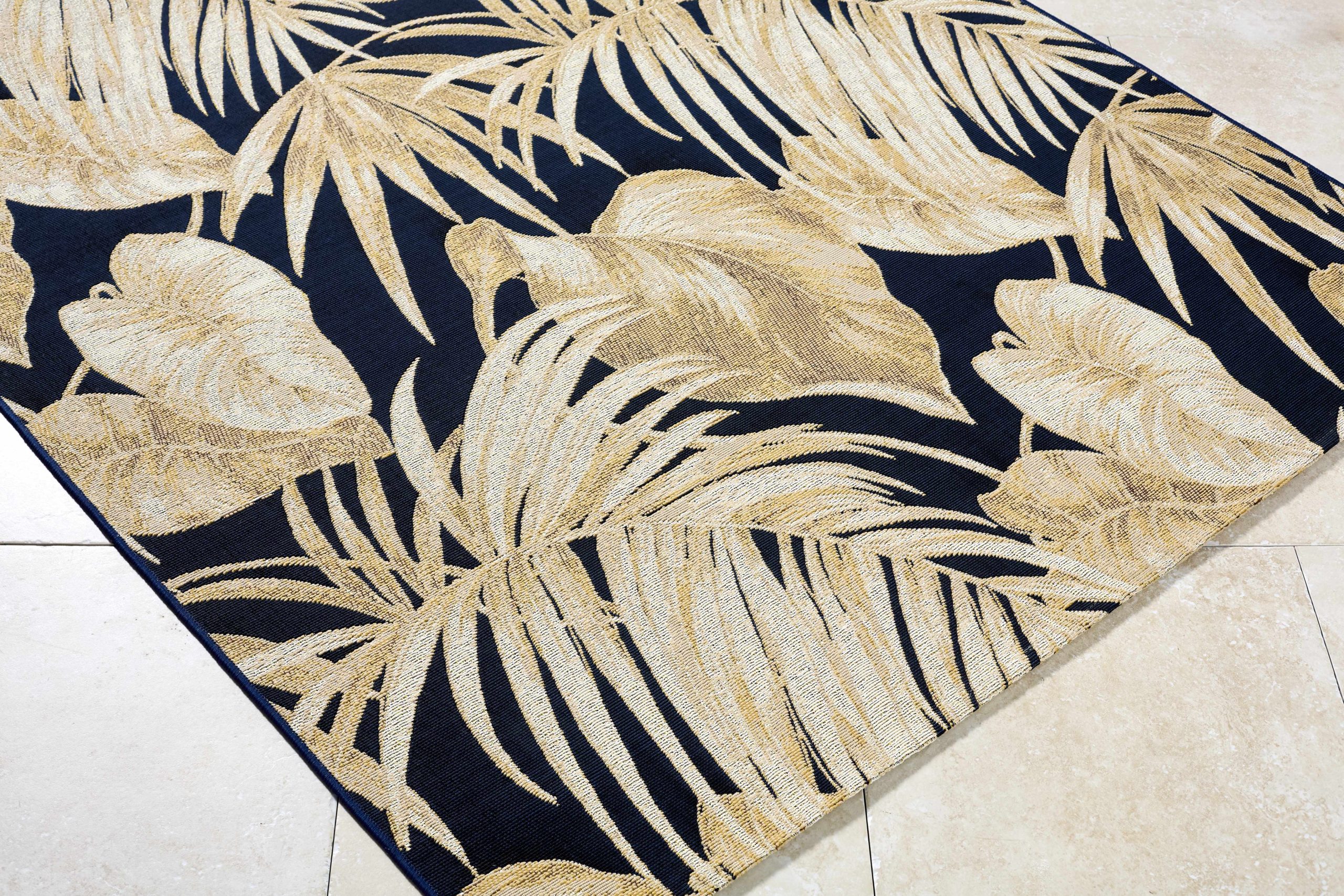 Amirah Midnight Blue Outdoor Area Rug - Image 7