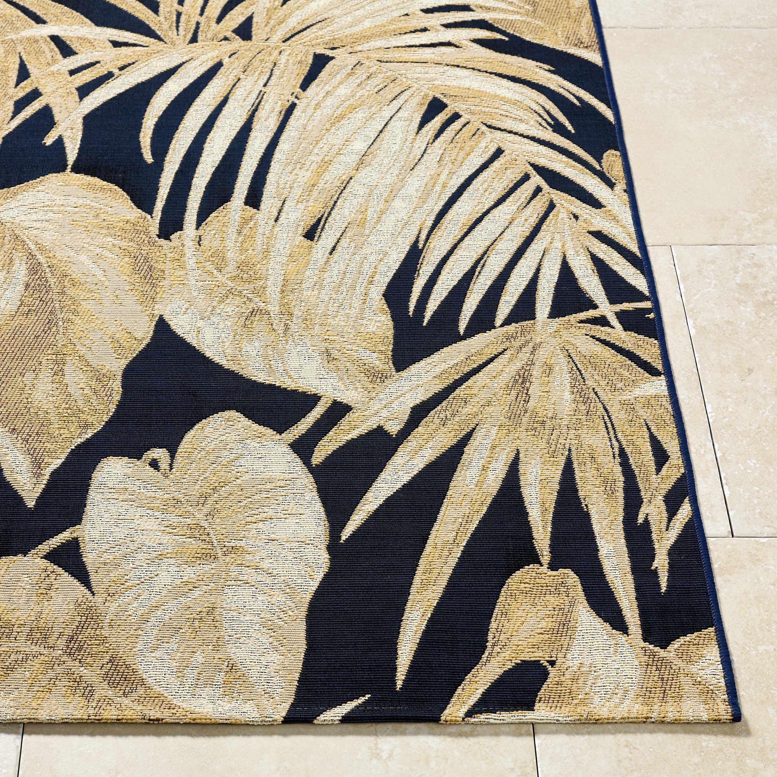 Amirah Midnight Blue Outdoor Area Rug - Image 4