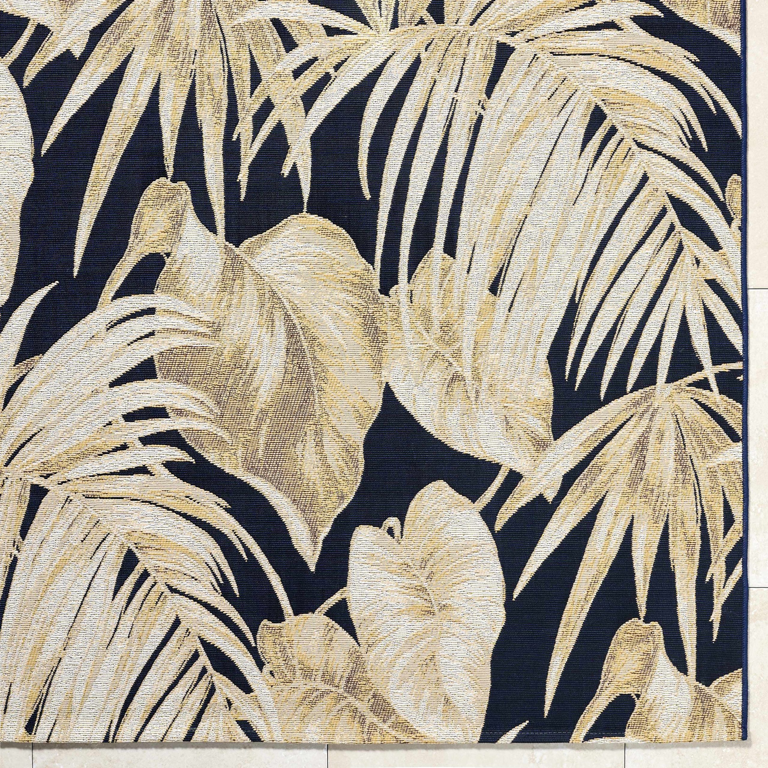 Amirah Midnight Blue Outdoor Area Rug - Image 3