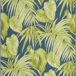 Amirah Teal Outdoor Area Rug