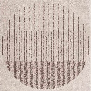 Apichu Brown Washable Area Rug