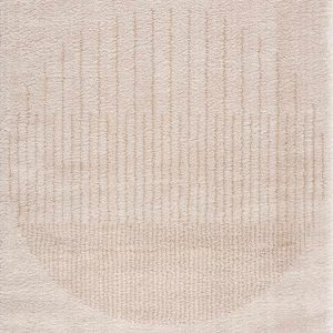 Apichu Beige Washable Area Rug