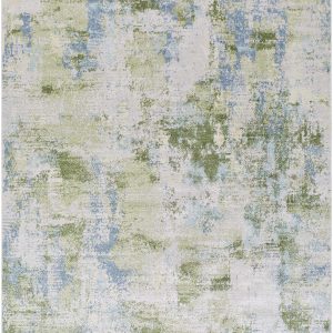 Anitra Green Washable Area Rug