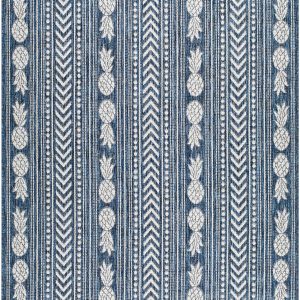Zaida Blue Outdoor Area Rug