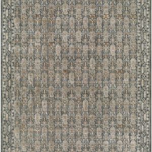 Jizu Green Persian Area Rug
