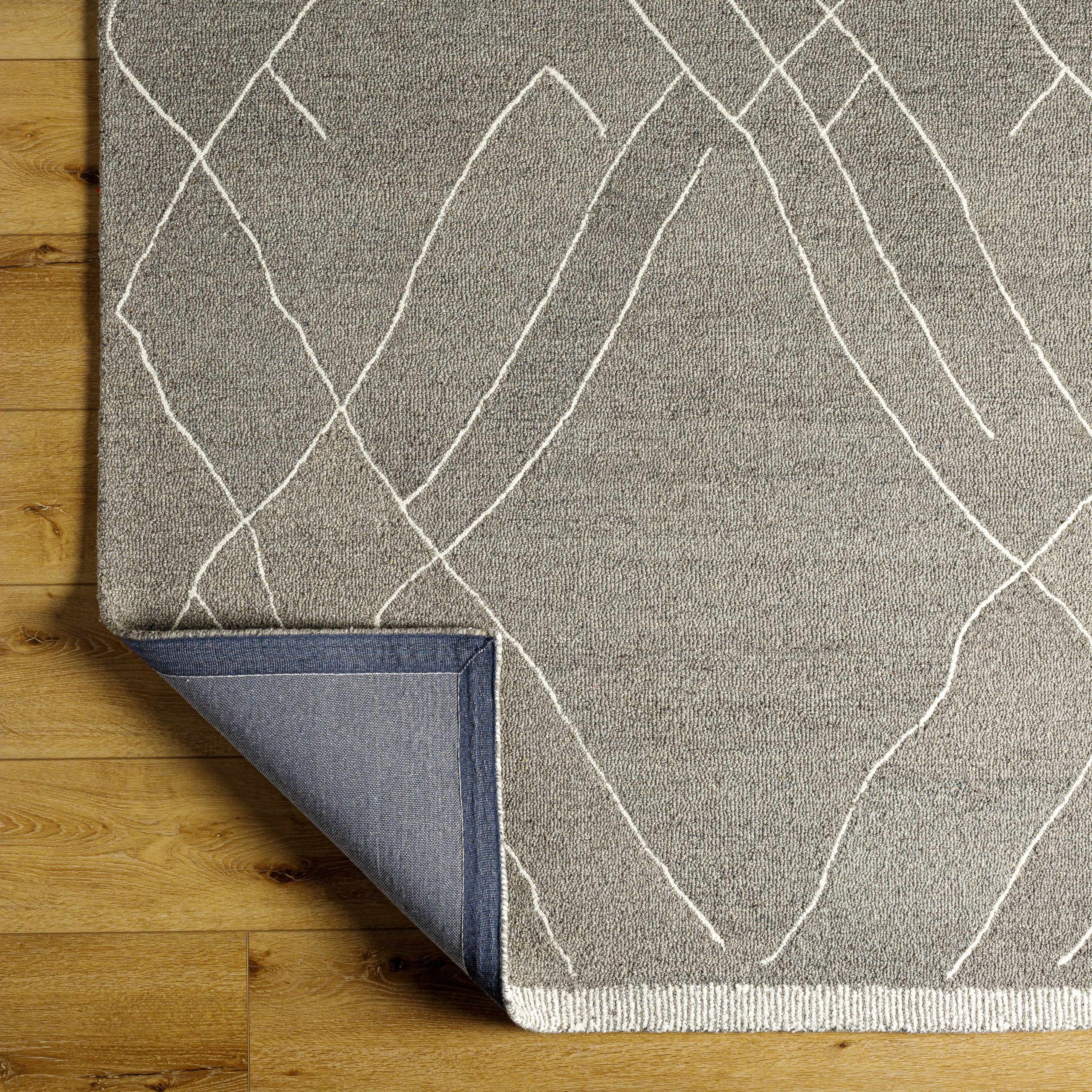 Arsenal Trout Valley Gray Wool Rug - Image 4