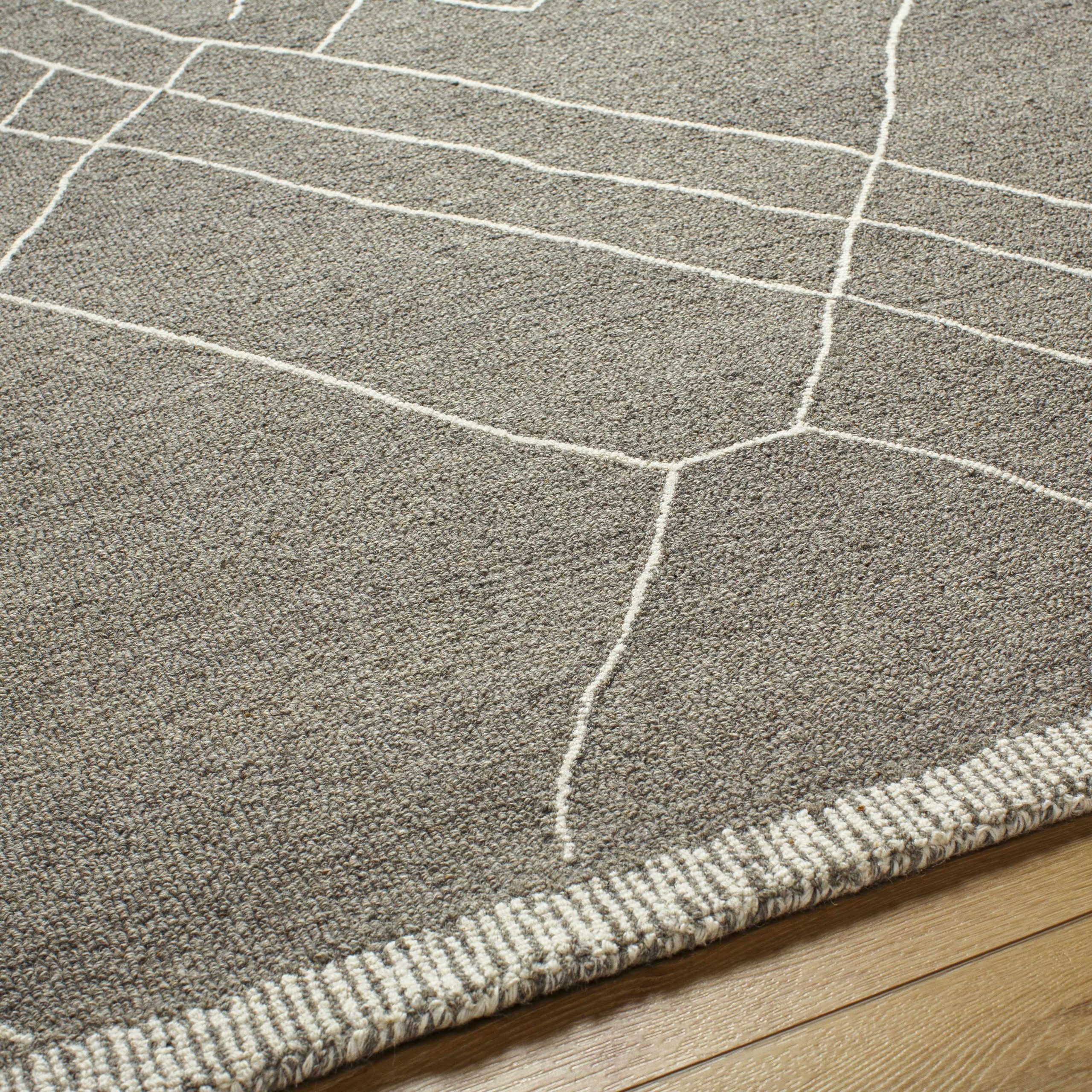 Arsenal Trout Valley Gray Wool Rug - Image 6