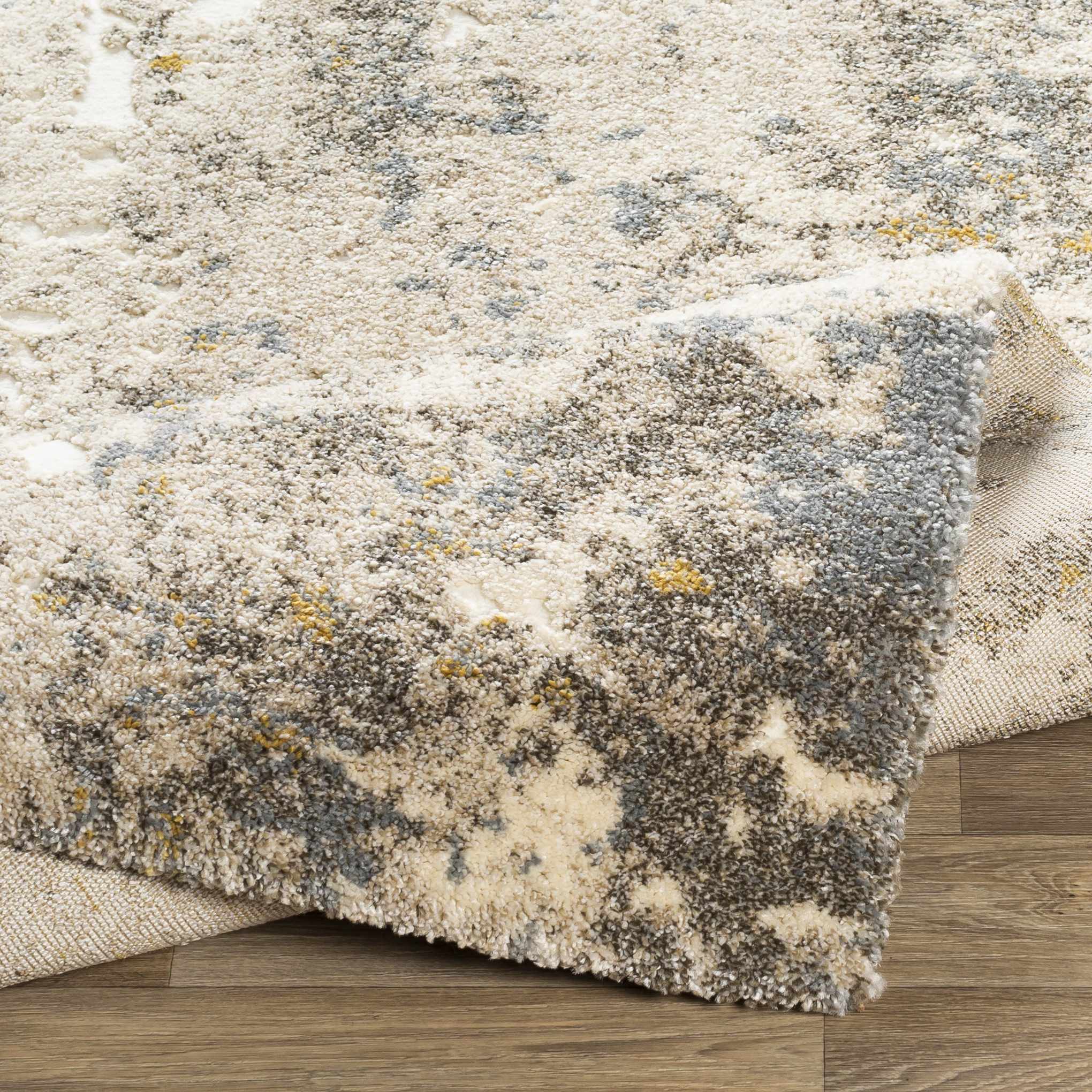 Alabaster Abstract Thick Luxe Rug - Image 8