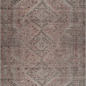 Barny Brown Flat Pile Washable Rug - Clearance
