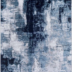 Apas Abstract Blue Area Rug