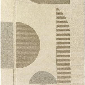 Brooklyn Beige Modern Wool Rug