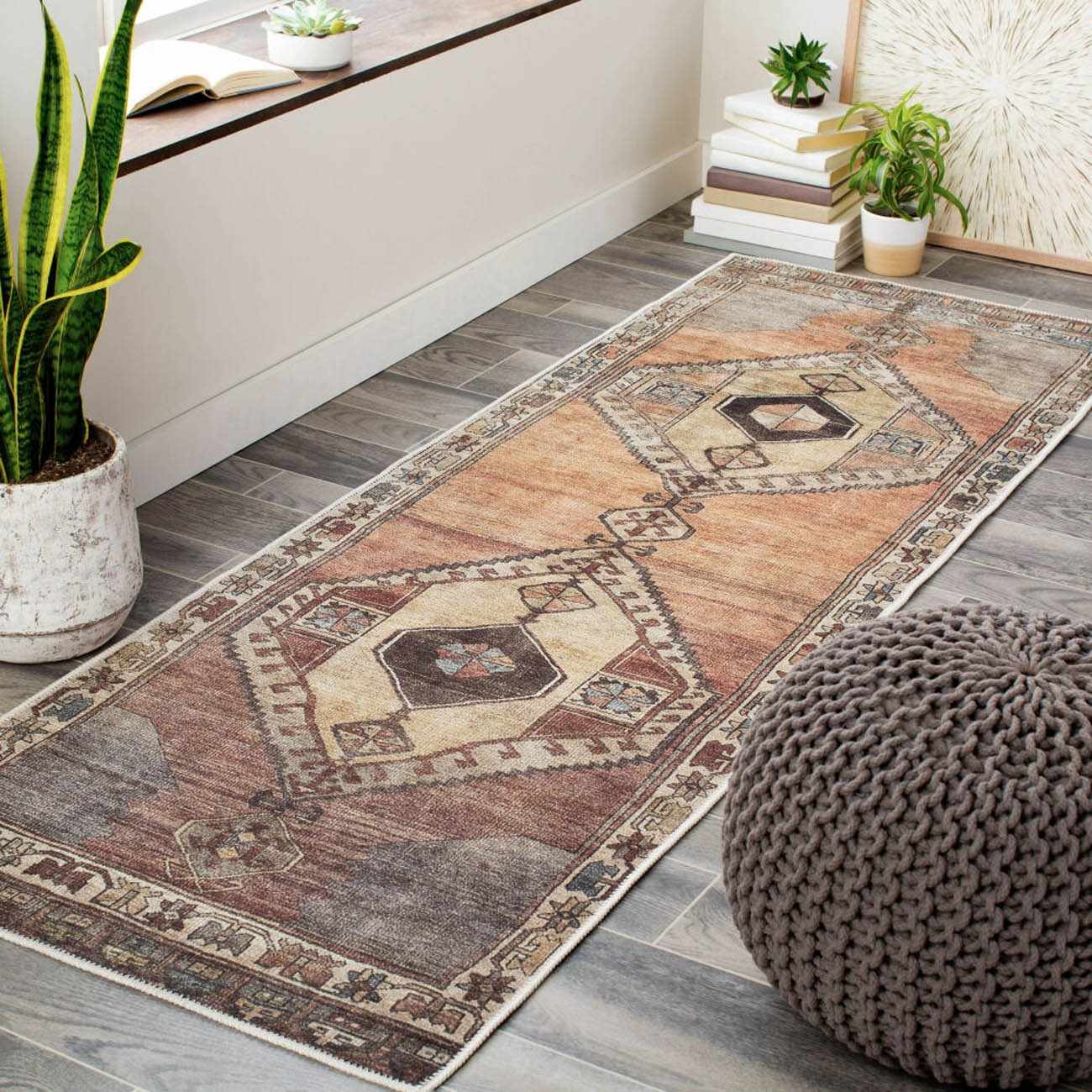 Medinah Washable Runner Rug - Image 2
