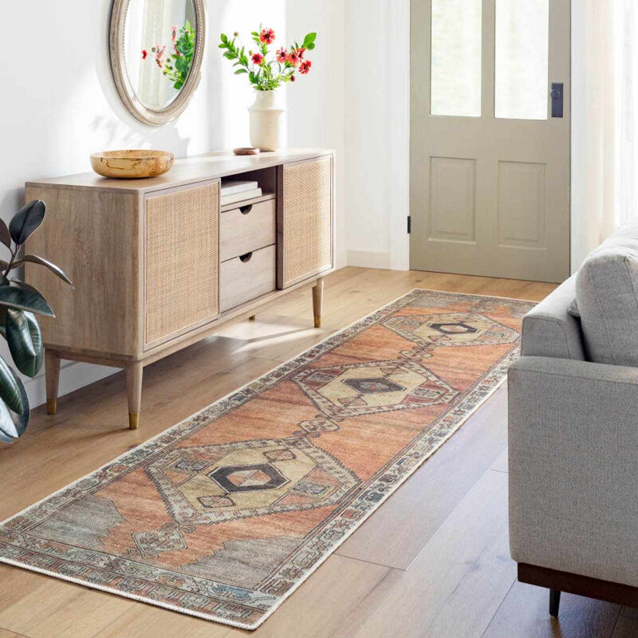 Medinah Washable Runner Rug - Image 8