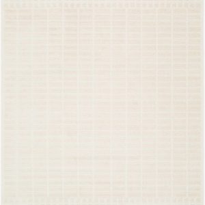 Gareth Beige Grid Area Rug